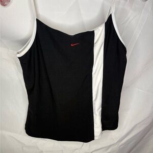 Nike Black and White Athletic Top